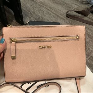 Calvin Klein Rose Gold Crossbody Bag